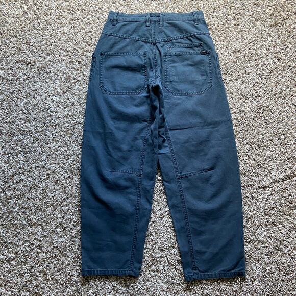 Prana Melrose Pant Womens 12 Stormy Night Relaxed Fit MR Canvas Jean 100% Cotton - Picture 4 of 11